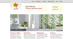 Desktop Screenshot of fliesen-felker.de